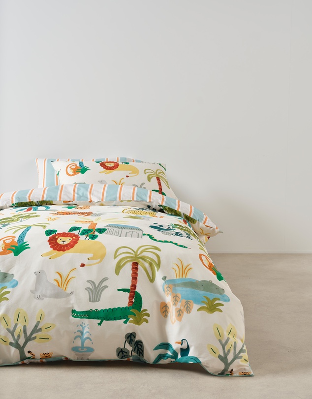 Linen House Kids - Creatures Great and Small Quilt Cover Set