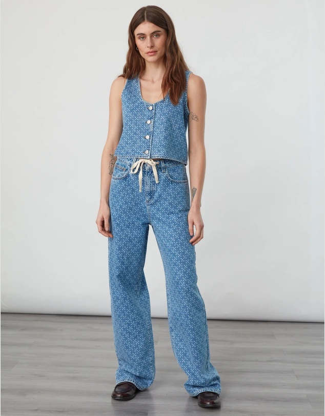 Seventy + Mochi Denim - Kane Cropped Vest