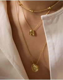 Wanderlust + Co - Falling Star Heirloom Locket Necklace