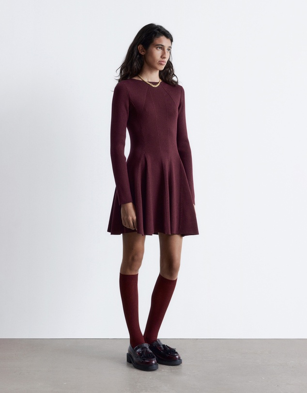 & Other Stories - Rib Knit Mini Dress