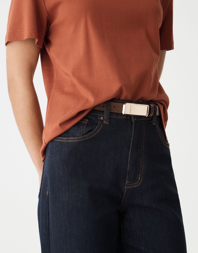 Forcast - Lumi Croc Effect Belt