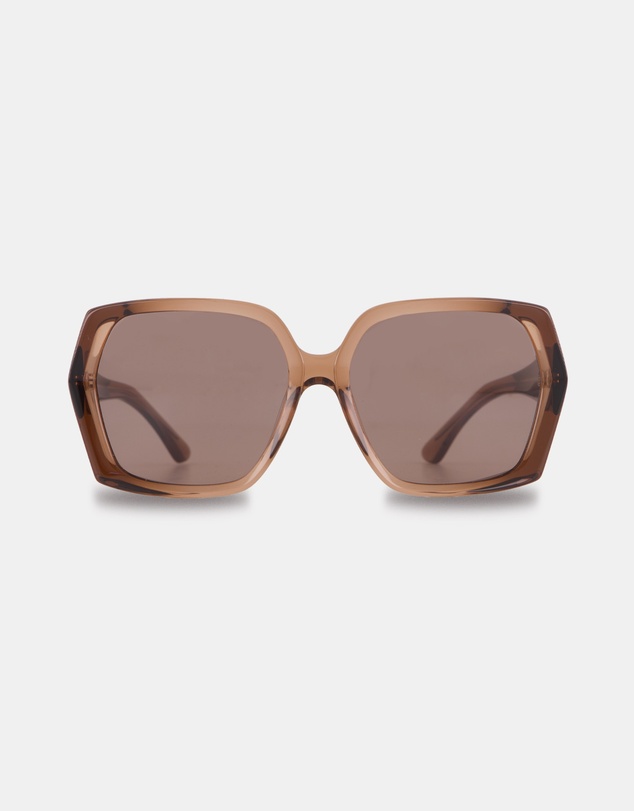 SABEN - Remi Sunglasses Sheer Brown