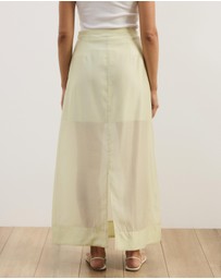 Atmos&Here - Lola Organza Sheer Maxi Skirt