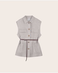 IDA+S - Josephine Oversized Linen Vest