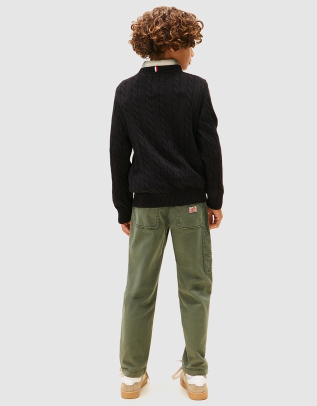 Tommy Hilfiger - Cotton Cable Sweater - Teens