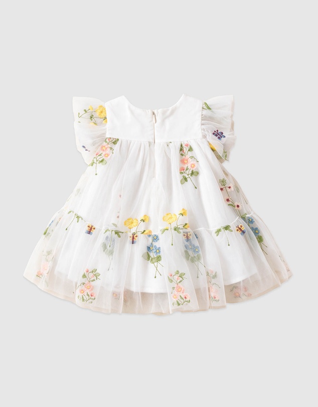Bebe by Minihaha - Alana Floral Embroidered Dress