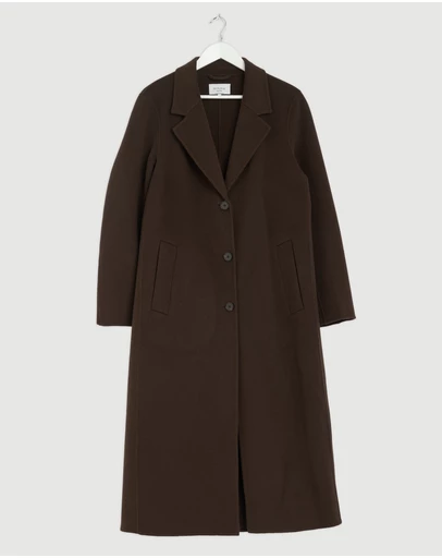 Revibe - Repaired Minima Esenciales Dulcie Relaxed Wool Coat - AU 12