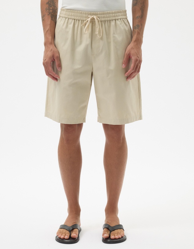 AERE - Long Linen Blend Shorts