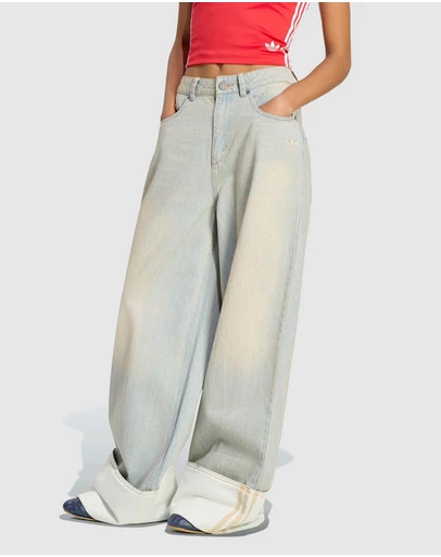 adidas Originals - Vintage Wide Leg Jeans
