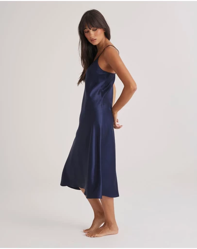 Love and Lustre - Silk Slip 3/4 Length
