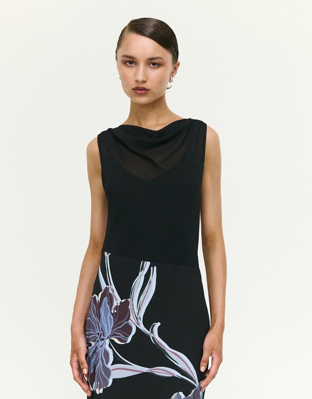 Staple the Label - Stas Bias Combo Midi Dress