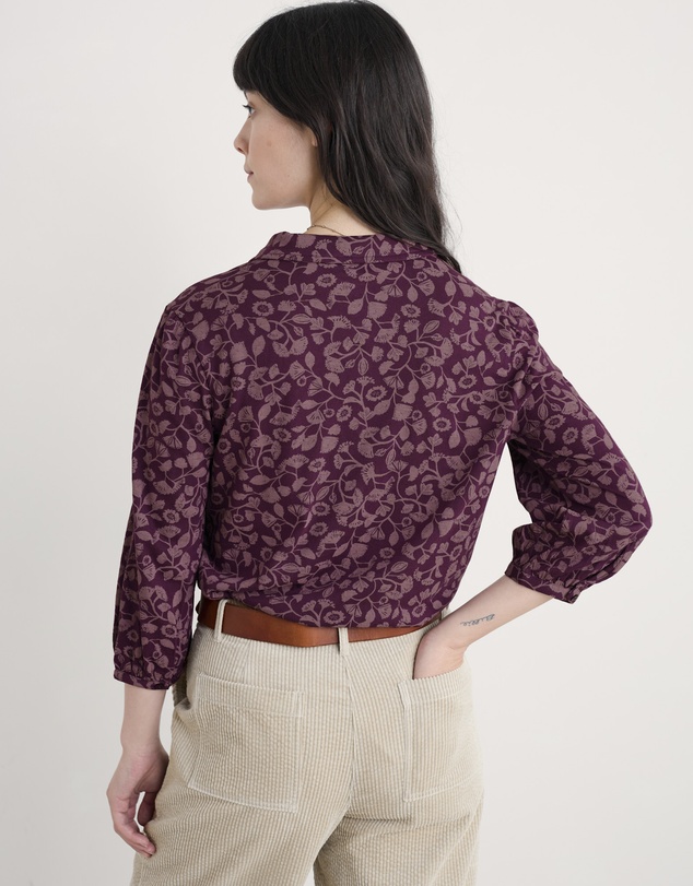 Seasalt - Seasalt Cornwall Purple 3/4 Embrace Shirt