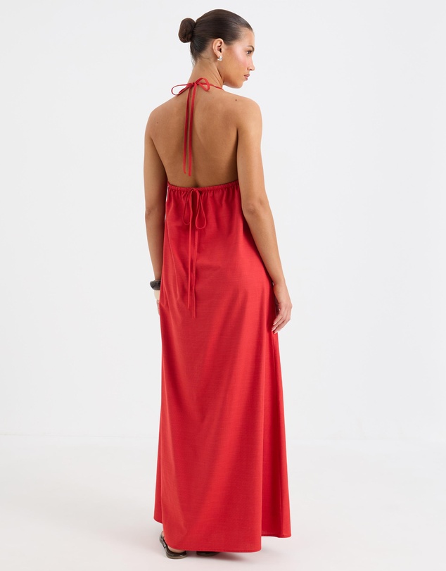 Calli - Halle Halter Maxi Dress