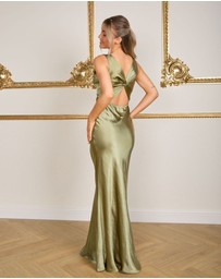 Six Stories - Twist Back Satin Bridesmaid Dress