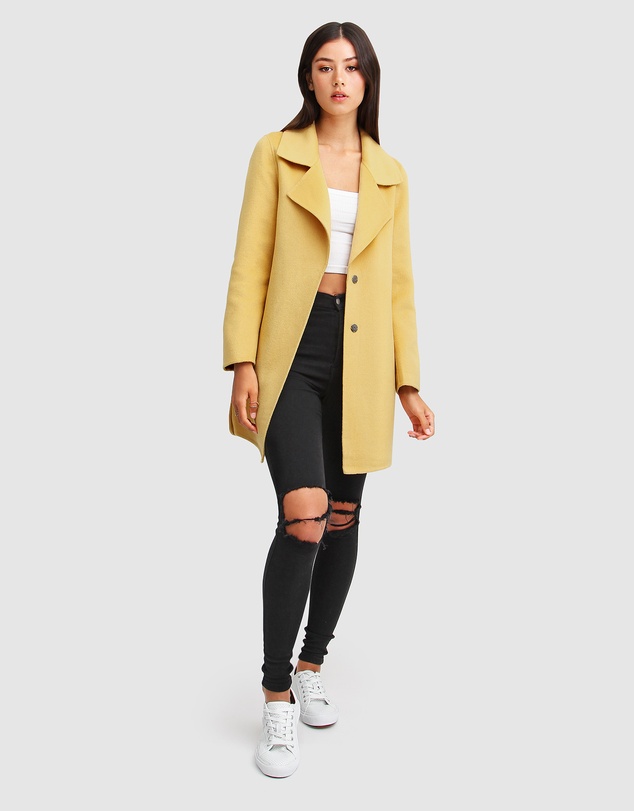 Belle & Bloom - Ex-Boyfriend Wool Blend Oversized Coat