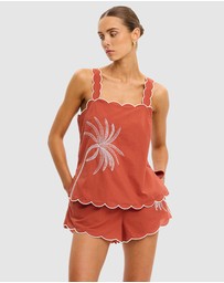 KIVARI - Amaya Back Tie Top
