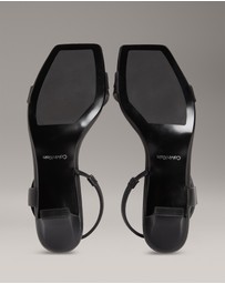 Calvin Klein - Leather Heeled Sandals