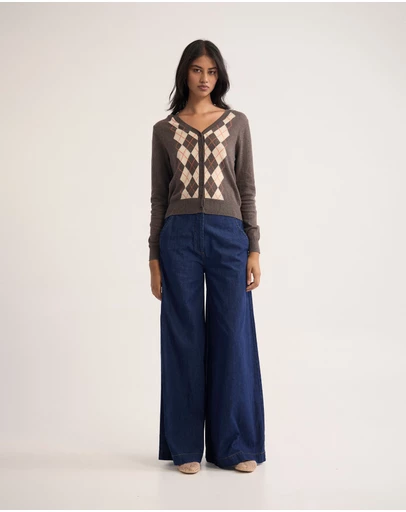 Oxford - Pixie Argyle Cardigan