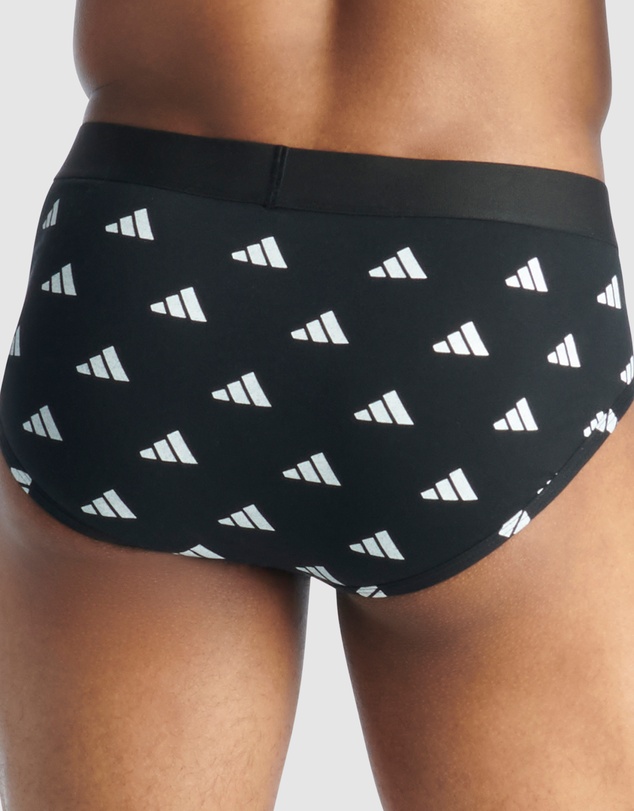 adidas Sportswear - 3 Pack Active Flex Cotton Brief Underwear