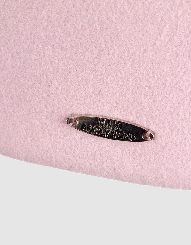 Max Alexander - Felt Pink Pillbox Hat
