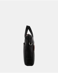 Pierre Cardin - Pierre Cardin Leather Multi-Compartment Business Bag
