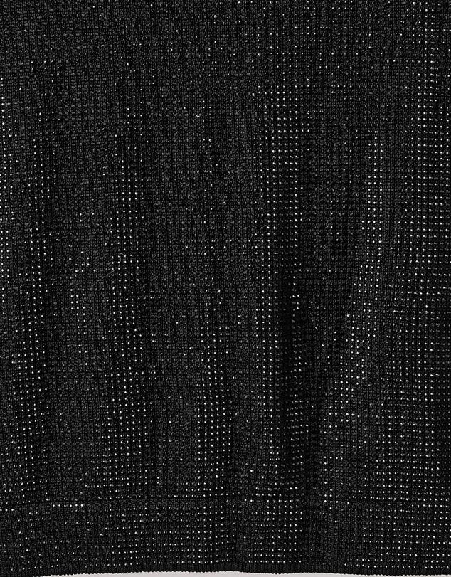 M.N.G - Cropped Sweater With Crystals
