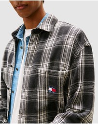 Tommy Jeans - Relaxed Check Brushed Overshirt