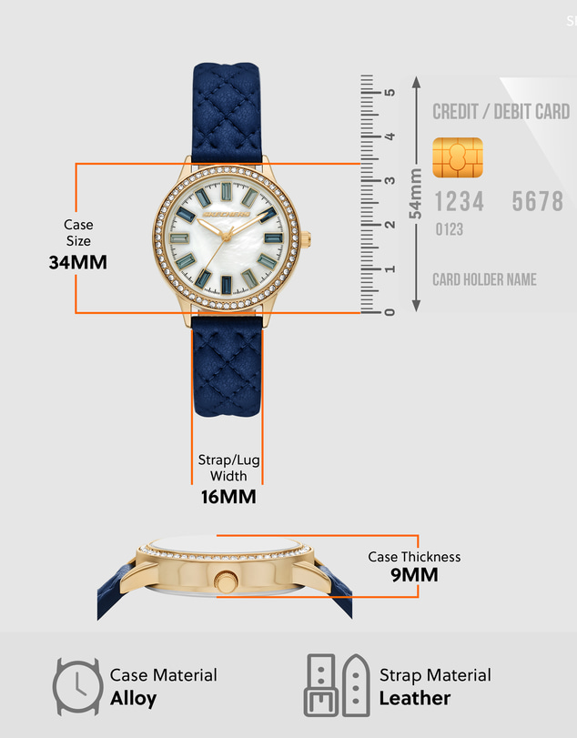 Skechers - Camila Blue Analogue Watch