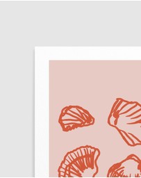 Olive et Oriel - Shell Secrets No1 by Treechild Art Print