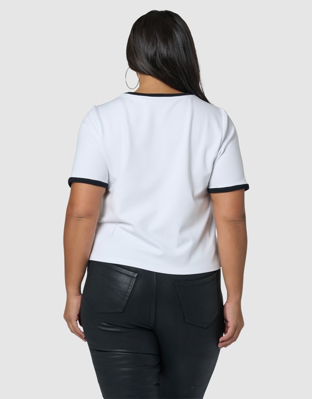 Sunday In The City - Luxe Contrast Tee