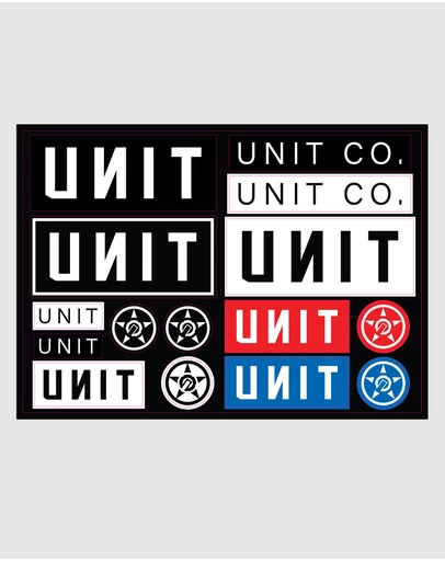 UNIT - UNIT Logo Sticker Sheet