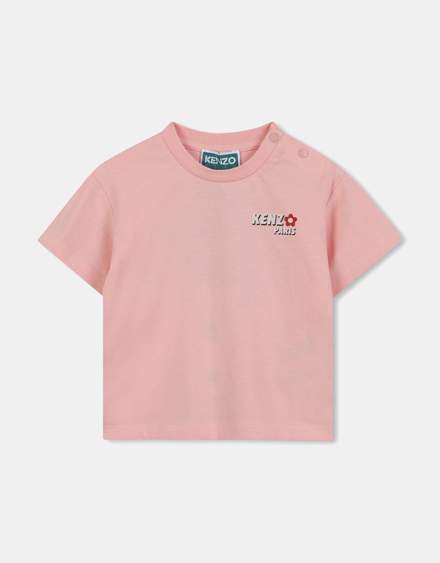 Kenzo Kids - Logo Flower Short Sleeve T-Shirt - Babies-Kids