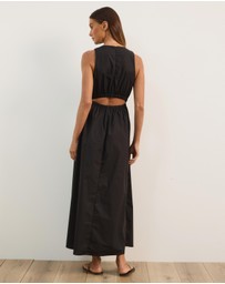 Atmos&Here - Isobel Cotton Poplin Midi Dress