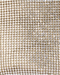 Olga Berg - Ellie Crystal Mesh Ring Handle Bag