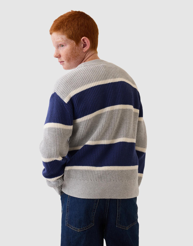 GAP - LS Cotton Crew Shaker - Kids-Teens