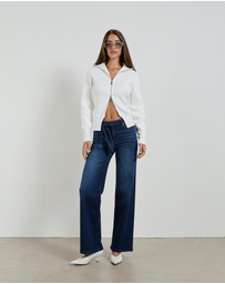 DRICOPER DENIM - Molly Mid Rise Straight Leg Jeans