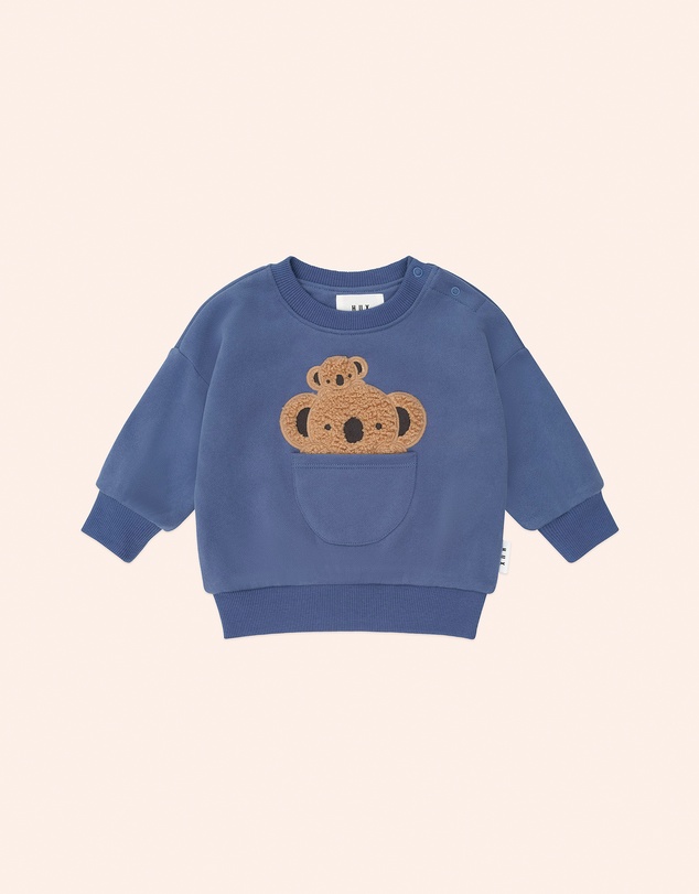 Huxbaby - Peekaboo Kel Pocket Sweatshirt - Babies