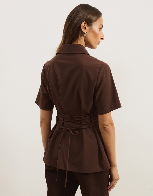 Atmos&Here - Aveline Tie Back Shirt