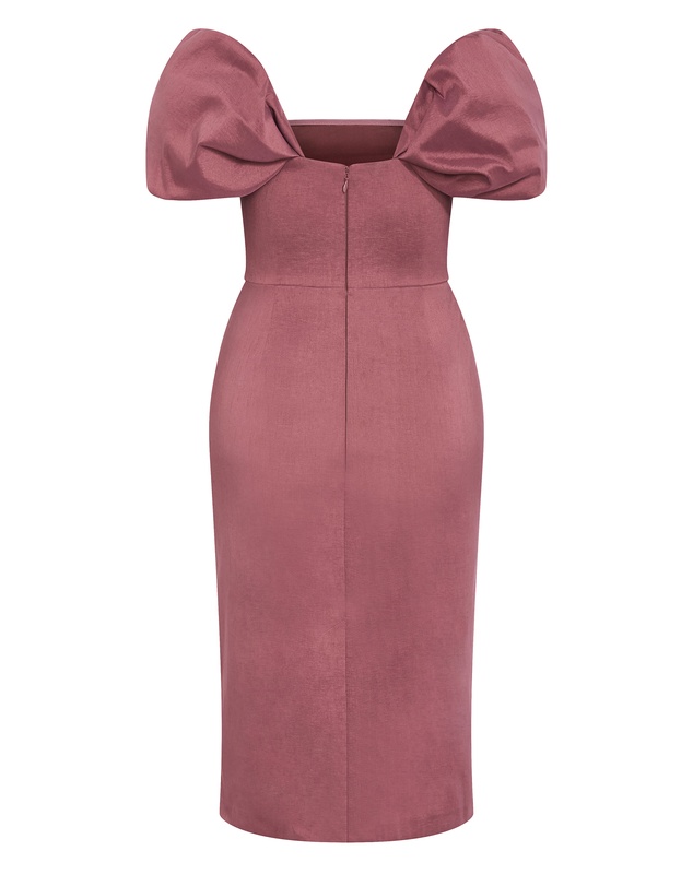 City Chic - Elyse Off Shoulder Midi Dress