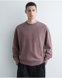 COS - Relaxed Washed-Cotton Sweatshirt