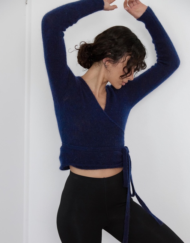 Pinky & Kamal - Mohair Wrap Cardigan