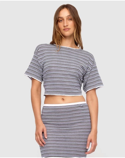 Zulu & Zephyr - Knit Tie Tee