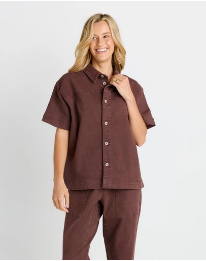 Betty Basics - Quinn Cotton Shirt