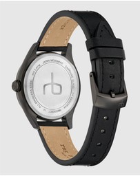 rag & bone - Rag & Bone Dean Black-Tone Analogue Watch