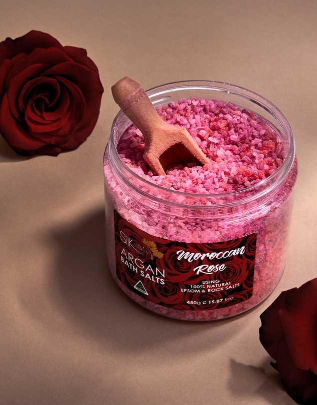 Silk Oil of Morocco - Argan Bath Salts - Moroccan Rose