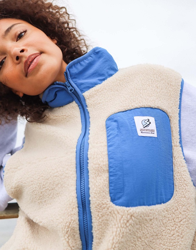 Skwosh - Skwosh Sherpa Vest in Natural