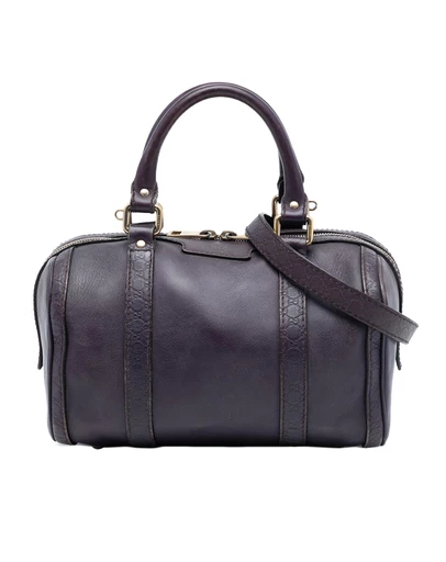 Pre-Loved by Azura Reborn - Pre-Loved Small Guccissima Trimmed Leather Joy Boston Bag