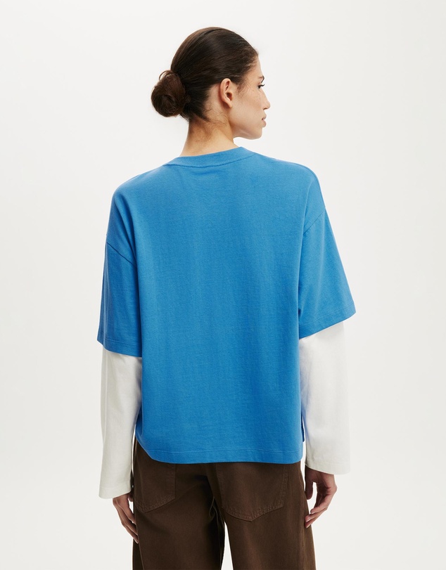 Cotton On - The Double Oversized Graphic Tee