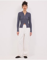 Calli - Reese Barrel Leg Pants