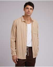 Silent Theory - Coen Stripe Ls Shirt